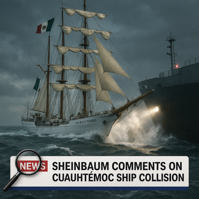 Misterioso Choque del Buque Cuauhtémoc: Revelan Impactantes Hipótesis